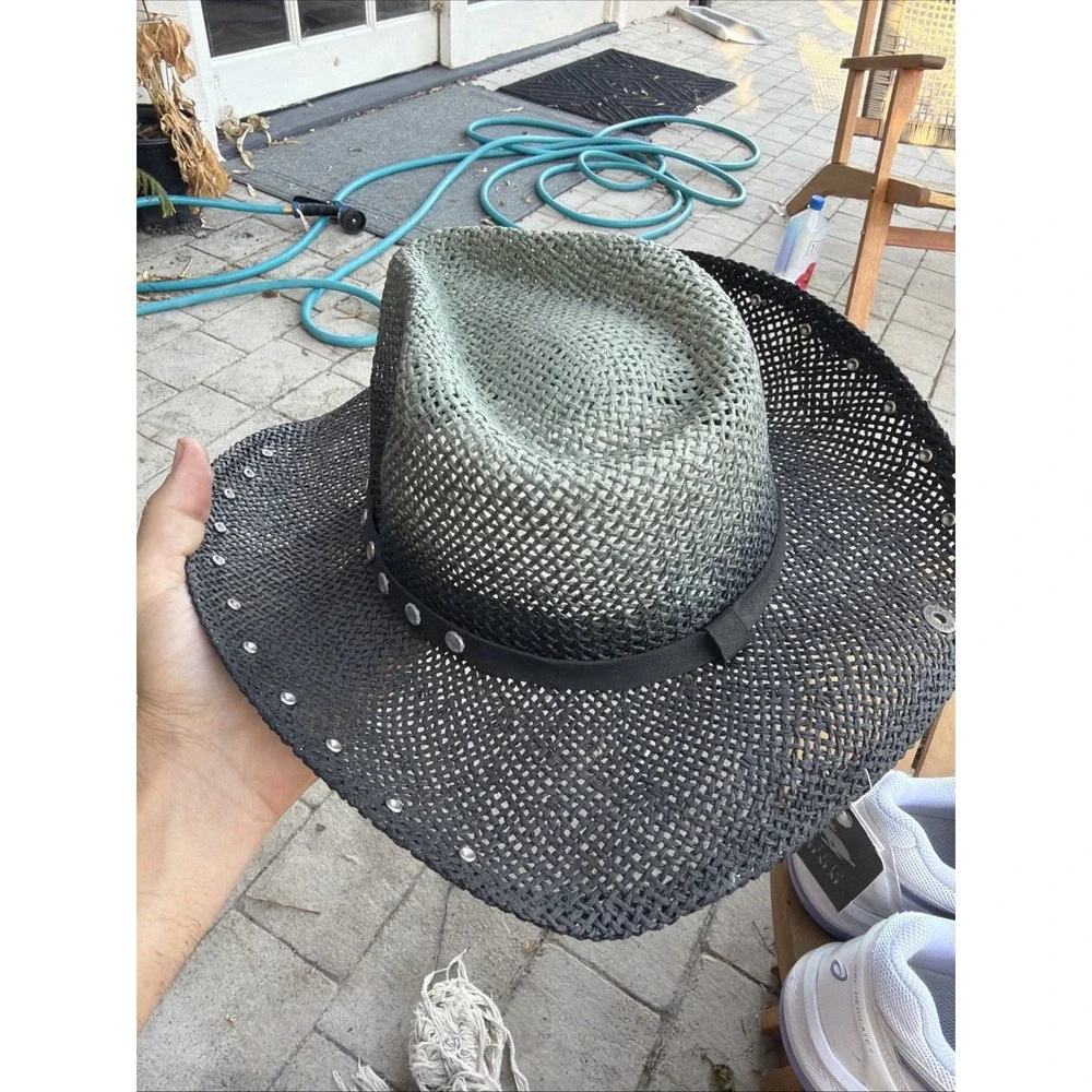Peter Grimm Cowboy Hat One Size Emblem Woven Western Hat Country Jazz